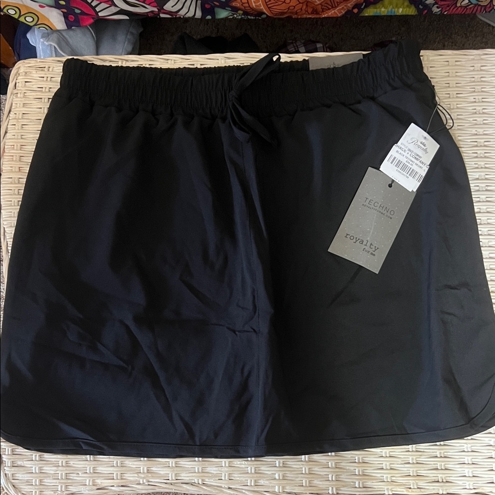 Royalty For Me Black Mini Skirt